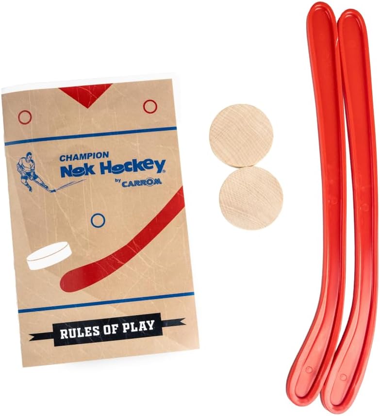Carrom Champion Nok Hockey Game Equipment Set by Carrom Company - American Made