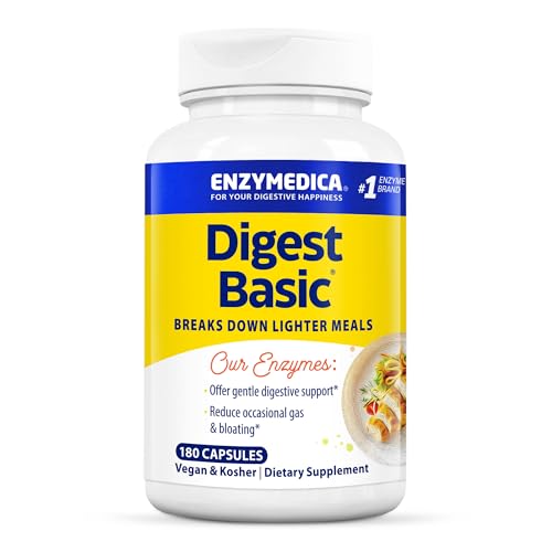 Enzymedica Digest Basic Digestive Enzymes 180 Capsules by Enzymedica - American Made