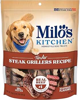 Milo's Kitchen Steak Grillers Dog Treats 18 oz by Milo's Kitchen - American Made
