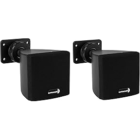 ORB Audio Mod1 Round Stereo and TV Speakers Two Pack by ORB Audio - American Made