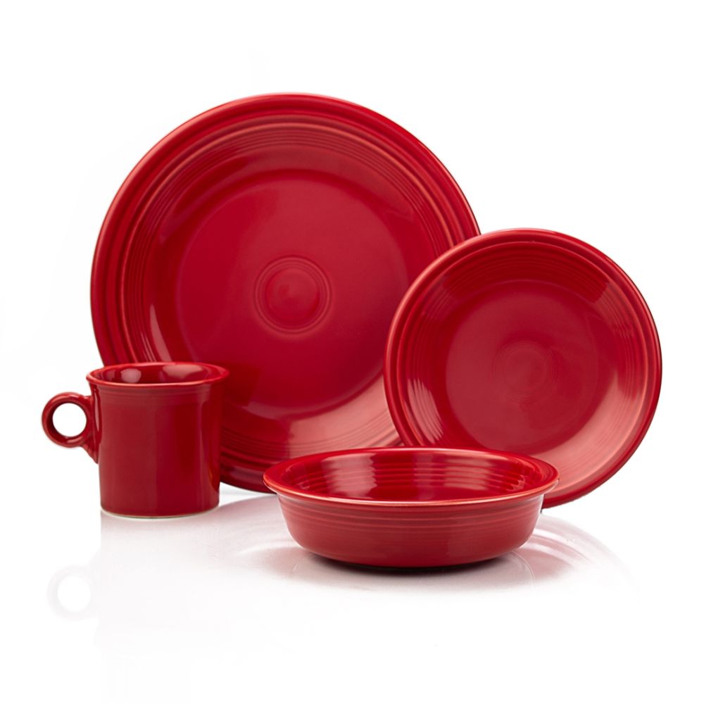 Fiesta 4-Piece Place Setting Scarlet