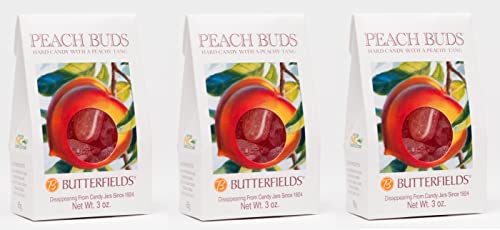 Butterfields Candy - Gourmet, Old-Fashioned Peach Buds Hard Candy | Gluten Free | Made with 100% Real, Pure Ca by Butterfields - American Made