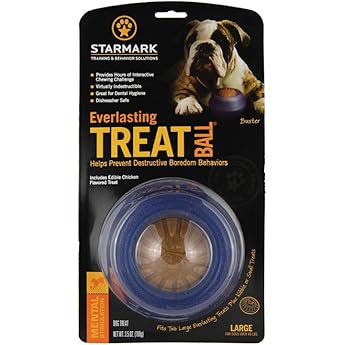Starmark Everlasting Treat Wheeler Dog Toy, Large by Starmark Pet Products - American Made
