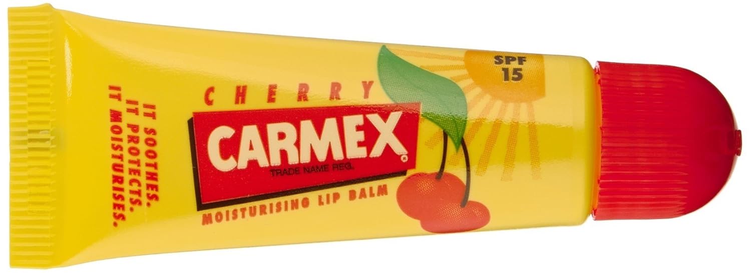 Carmex Everyday Lip Balm Cherry SPF 15 Tube by Carmex - American Made