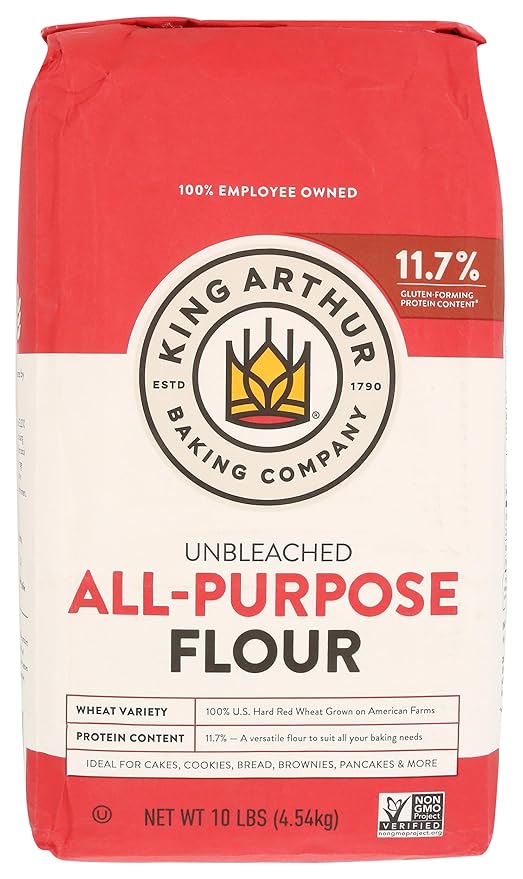 King Arthur All-Purpose Unbleached Flour 10 Pounds by King Arthur Baking - American Made