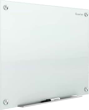 Quartet Glass Dry Erase Whiteboard Magnetic 6x4 Feet by Quartet - American Made