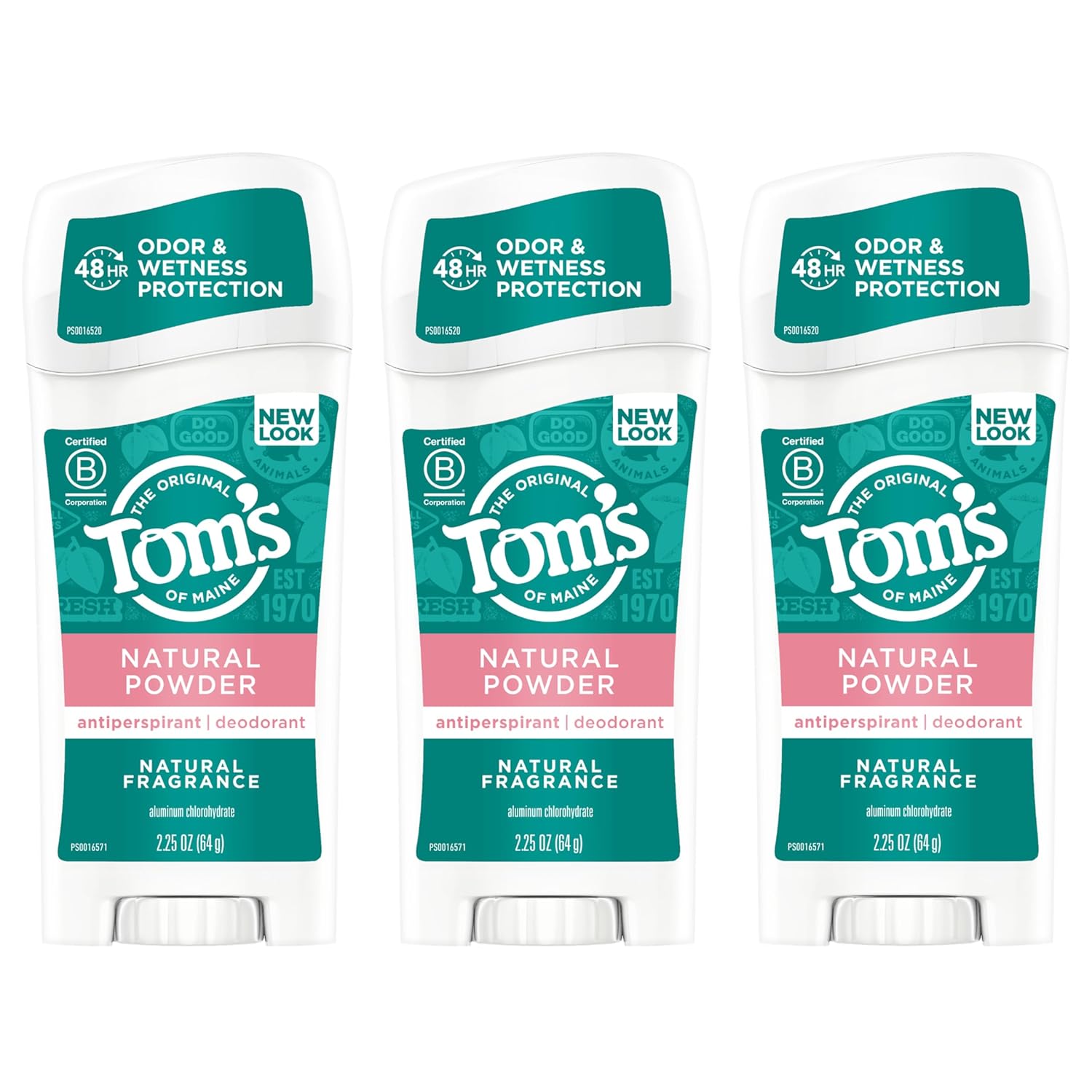 Tom's of Maine Antiperspirant Deodorant for Women Natural Powder 2.25 oz by Tom's of Maine - American Made