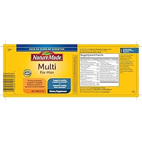 NutriGold Organic Men's Multi Gold Multivitamin 90 Capsules by NutriGold - American Made