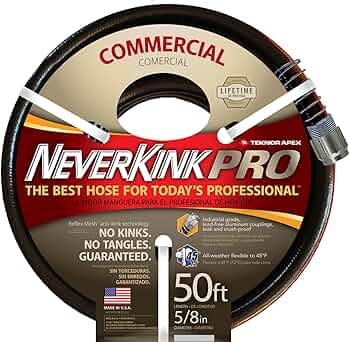 Teknor Apex NeverKink PRO Water Hose 5/8 inch 50 Feet by Teknor Apex - American Made