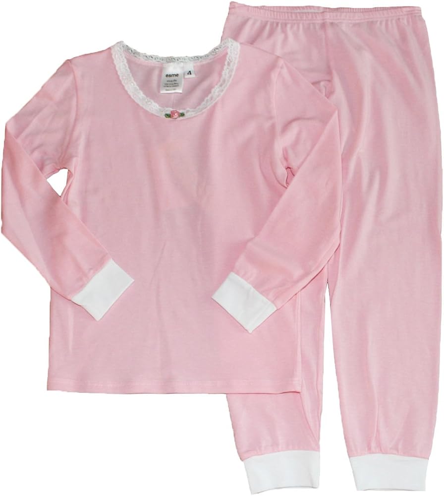 Esme Girls Footed Pajama Sleeper Made in USA by Esme - American Made