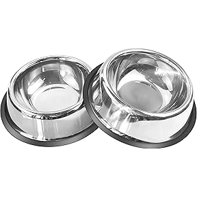 Basis Pet Stainless Steel Dog Bowl Size Mix Small and Medium by Basis Pet - American Made