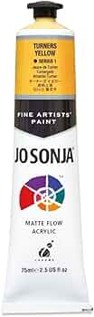 Jo Sonja's Artist Colors Turner Yellow 75ml by Chroma Inc - American Made