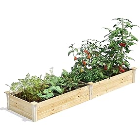 Greenes Fence Original Cedar Raised Garden Bed, 2 x 8 x 10.5 inches by Greenes Fence - American Made
