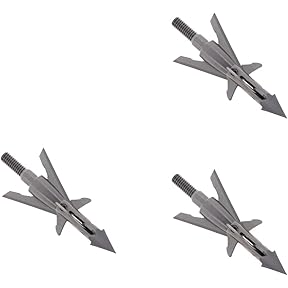 Muzzy Broadhead 4-Blade 100 Grain 3-Pack by Muzzy Archery - American Made