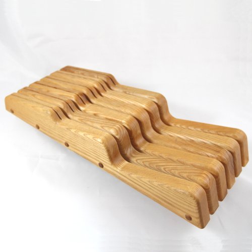 J.K. Adams Wave In-Drawer Knife Tray 11-Slot 17-Inch by J.K. Adams - American Made