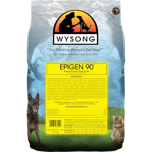 Wysong Epigen 90 Starch Free Dry Dog and Cat Food, Chicken, 5 lb by Wysong - American Made