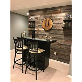 Stikwood Reclaimed Weathered Wood Silver Gray 20 Sq Ft Peel and Stick by Stikwood - American Made