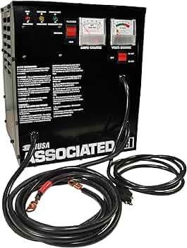 Associated Equipment 6006 Professional 6/12V Battery Charger — 10-Amp by Associated Equipment - American Made