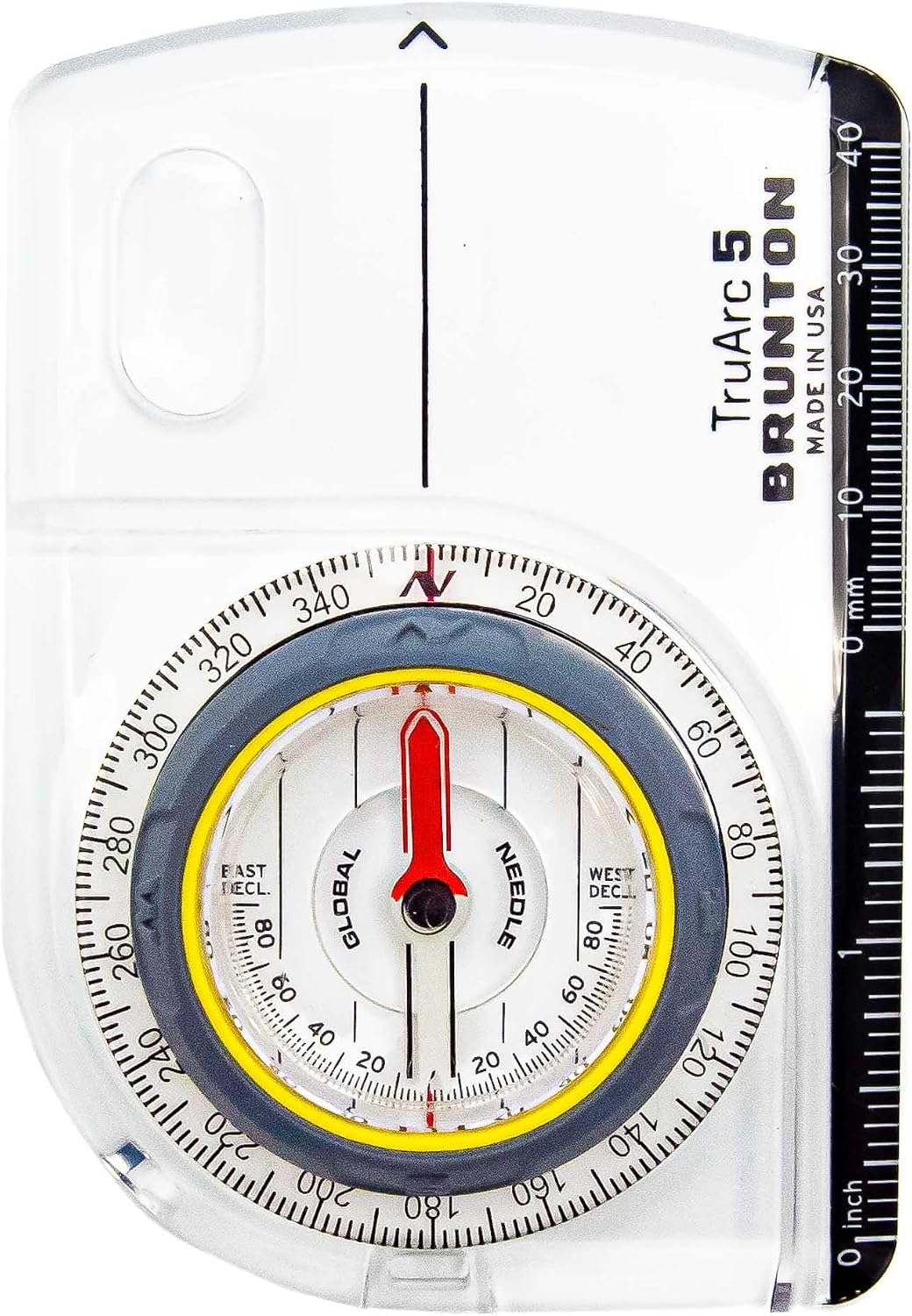 Brunton TruArc 5 Baseplate Mapping Compass by Brunton - American Made