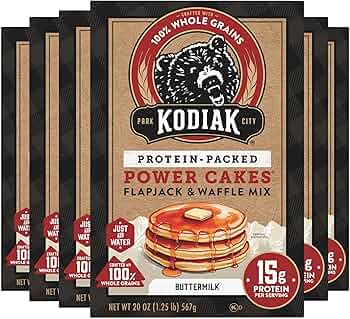 Kodiak Cakes Power Cakes Buttermilk Pancake and Waffle Mix 20 Oz 6-Pack by Kodiak Cakes - American Made