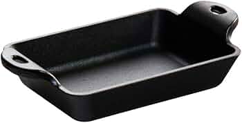 Lodge Heat Enhanced Rectangular Mini Server, 10 oz by Lodge Cast Iron - American Made
