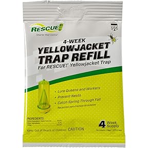 RESCUE! WHY Trap for Wasps, Hornets, and Yellowjackets — Reusable with Attractant by RESCUE! - American Made
