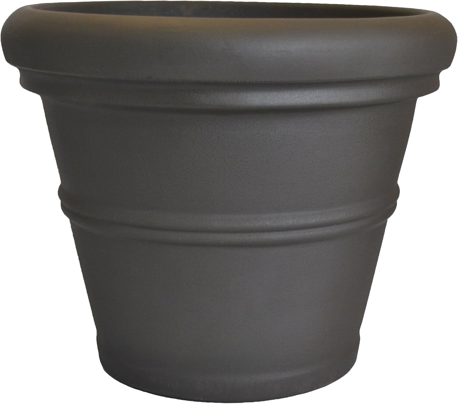 Tusco Products RR30ES Classic Rolled Rim Garden Planter 30-Inch Espresso by Tusco Products - American Made