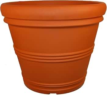 Tusco Products Rolled Rim Planter 42-Inch Terra Cotta by Tusco Products - American Made