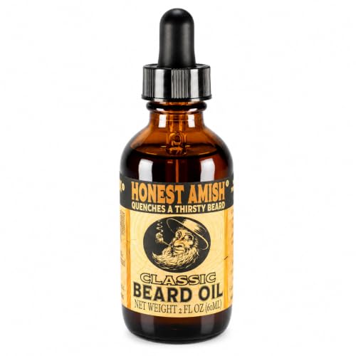 Honest Amish Beard Oil for Men, 7+ Natural Oils, Mineral Oil Free, 2 Oz by Honest Amish - American Made