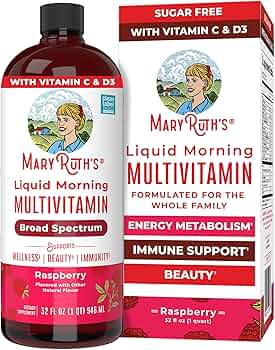 MaryRuth Organics Liquid Morning Multivitamin 32 Servings by MaryRuth Organics - American Made