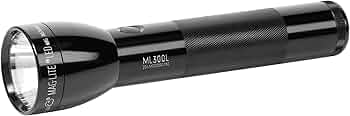 Maglite ML300L LED 2-Cell D Flashlight Black by Maglite - American Made
