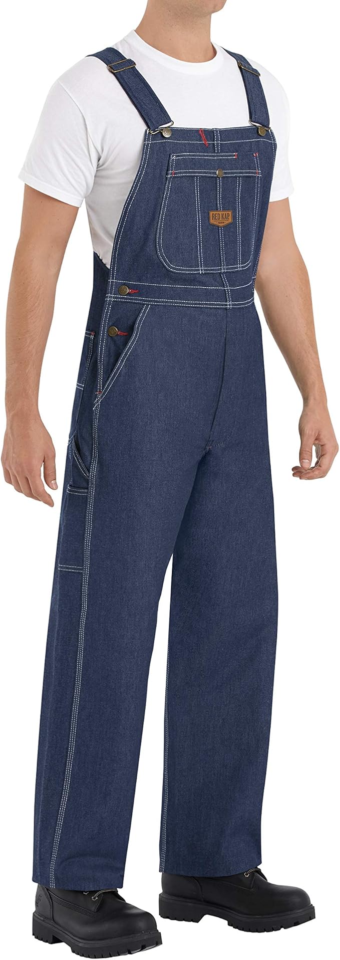 Red Kap Men's Denim Bib Overall by Red Kap - American Made