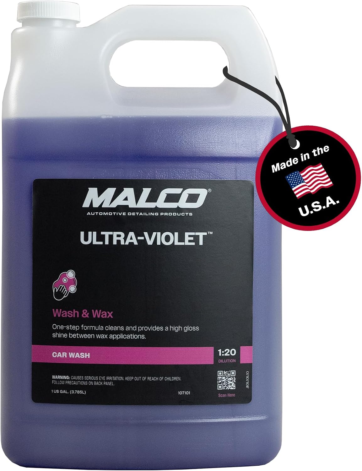 Malco Ultra Violet Premium Wash n Wax 1 Gallon by Malco Automotive - American Made