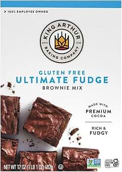 King Arthur Gluten Free Fudge Brownie Mix 17 oz by King Arthur Baking - American Made