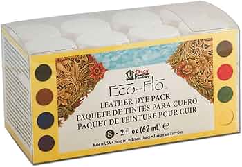 Tandy Leather Eco-Flo Leather Dye Pack 2650-05 by Tandy Leather - American Made