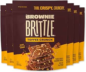 Brownie Brittle Toffee Crunch Pack of 6 by Brownie Brittle - American Made