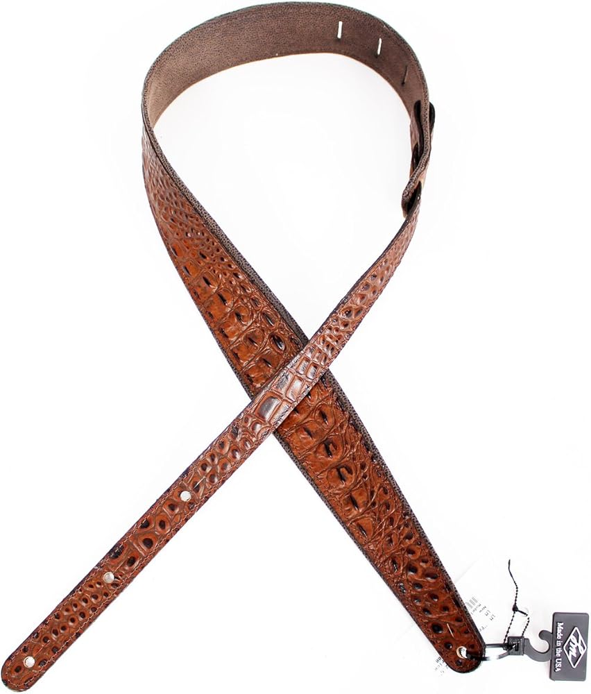 LM Products Leather Bass Guitar Strap 3.5-Inch by LM Products - American Made