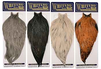 Whiting Farms American Rooster Cape Light Ginger Fly Tying Hackle by Whiting Farms - American Made