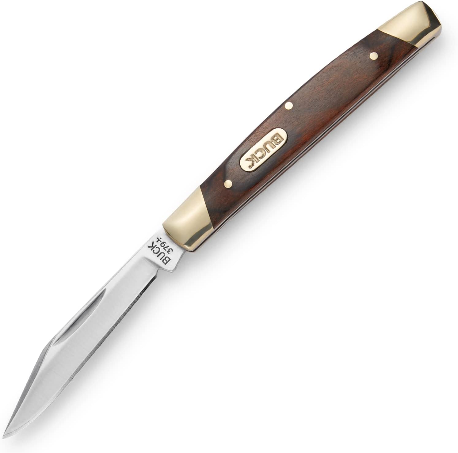 Buck Knives 379 Solo Single-Blade Folding Pocket Knife with Wood Handle by Buck Knives - American Made