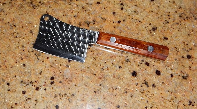 Warther Cutlery Vintage Style Meat Cleaver 6-Inch Blade by Warther Cutlery - American Made