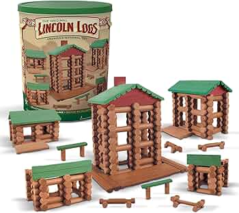 Lincoln Logs Collector's Edition Village 327-Piece Set by Lincoln Logs - American Made