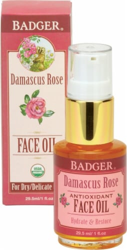 Badger Organic Damascus Rose Face Oil