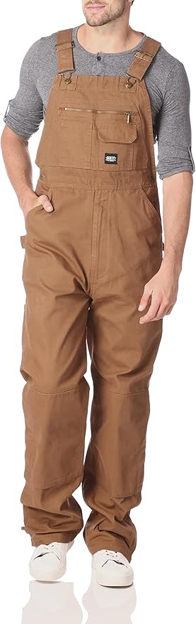 Key Apparel Men's Big and Tall Unlined Duck Bib Overall Saddle by Key Apparel - American Made