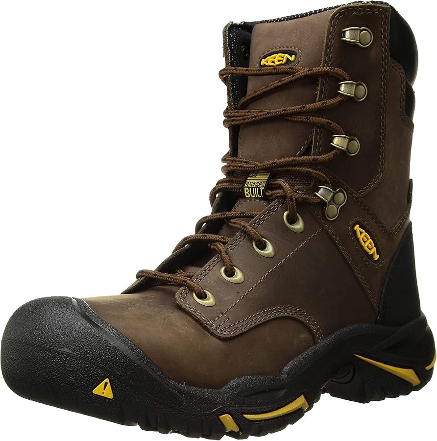 KEEN Utility Men's Mt Vernon 8" Steel Toe Waterproof Work Boot by KEEN - American Made