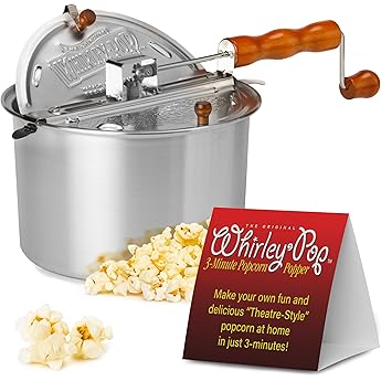 Wabash Valley Farms Whirley-Pop Stainless Steel Popcorn Popper by Wabash Valley Farms - American Made