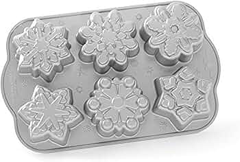 Nordic Ware Frozen Snowflake Cakelet Pan by Nordic Ware - American Made