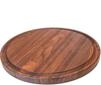 Virginia Boys Kitchens Round Walnut Cutting Board 10.5 Inch by Virginia Boys Kitchens - American Made