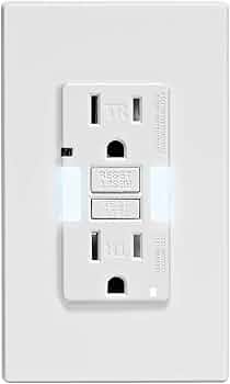 Leviton GFCI Outlet with Guidelight 15A by Leviton - American Made