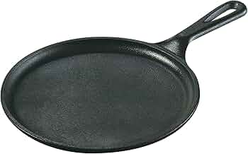 Lodge Cast Iron 8 Inch Round Griddle by Lodge Cast Iron - American Made