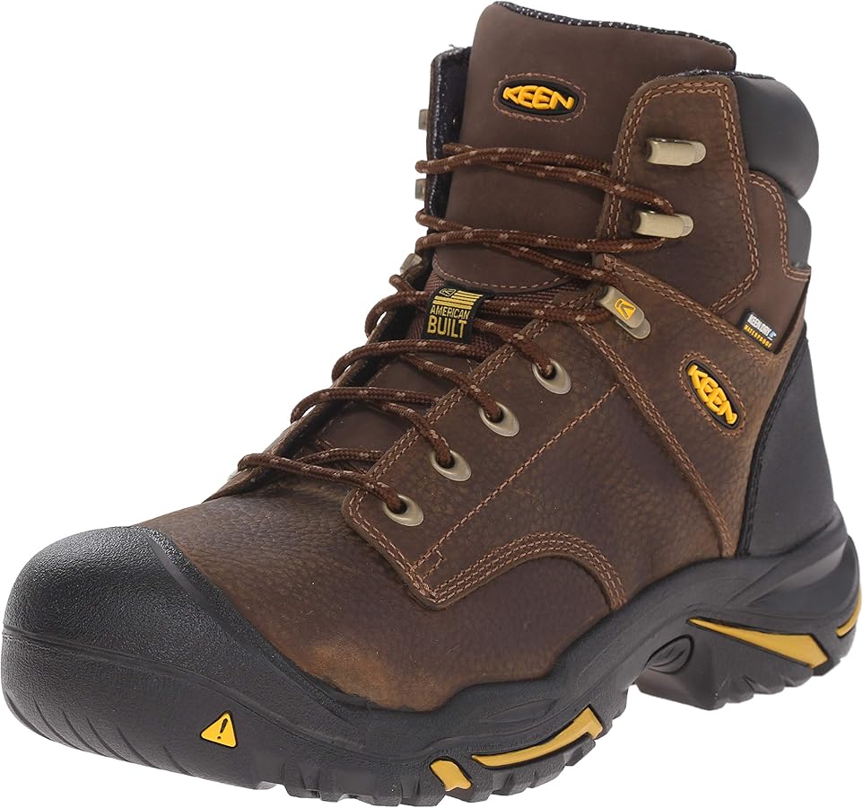 KEEN Utility Men's Mt Vernon 6" Soft Toe Waterproof Work Boot by KEEN - American Made
